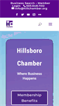 Mobile Screenshot of hillsborochamberor.com